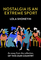 book cover for Nostalgia is an Extreme Sport
