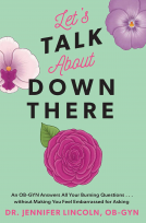 book cover for Let's Talk About Down There