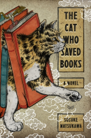 book cover for The Cat Who Saved Books