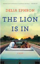 book cover for The Lion Is In