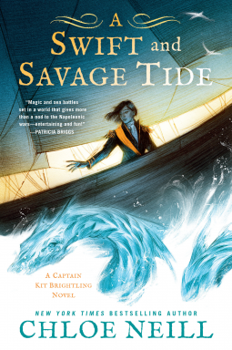 book cover for A Swift and Savage Tide