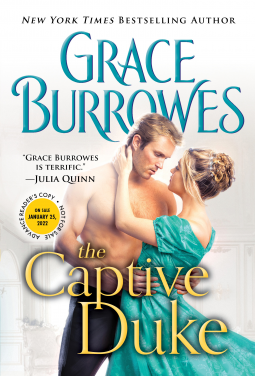 book cover for The Captive Duke