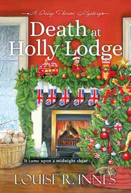 book cover for Death at Holly Lodge