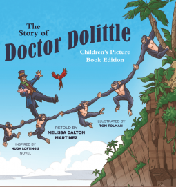 book cover for The Story of Doctor Dolittle Children's Picture Book Edition
