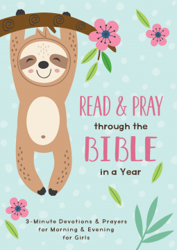 book cover for Read and Pray through the Bible in a Year (girl)