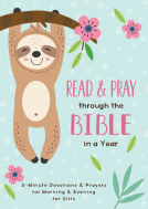 book cover for Read and Pray through the Bible in a Year (girl)