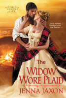 book cover for The Widow Wore Plaid