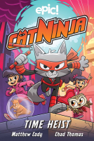 book cover for Cat Ninja: Time Heist