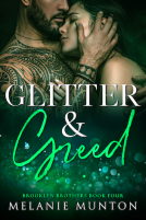 book cover for Glitter and Greed