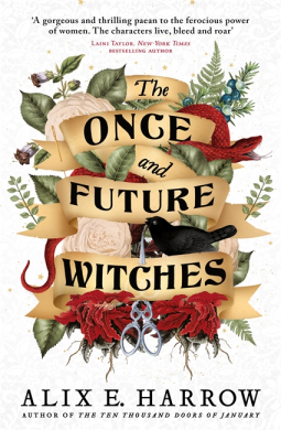book cover for The Once and Future Witches