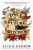 book cover for The Once and Future Witches