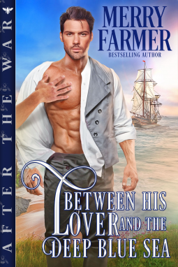 book cover for Between His Lover and the Deep Blue Sea
