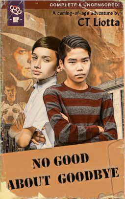 book cover for No Good About Goodbye