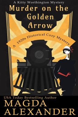 book cover for Murder on the Golden Arrow