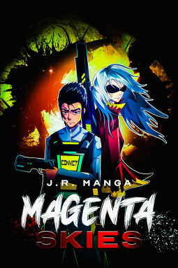 book cover for Magenta Skies