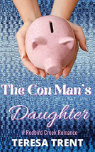 book cover for The Con Man's Daughter
