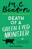 book cover for Death of a Green-Eyed Monster