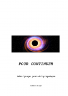 Couverture du livre pour Pour continuer