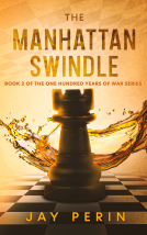 book cover for The Manhattan Swindle