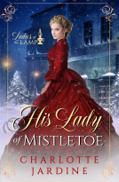 book cover for His Lady of Mistletoe