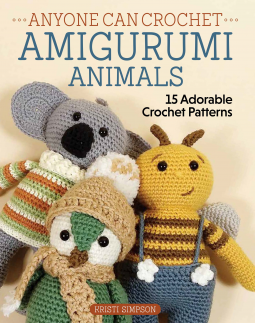 book cover for Anyone Can Crochet Amigurumi Animals