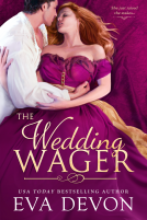 book cover for The Wedding Wager