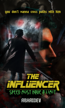 book cover for The Influencer