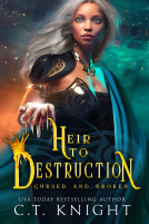 book cover for Heir to Destruction