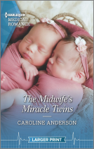 book cover for The Midwife's Miracle Twins