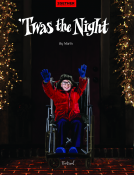 book cover for 'Twas the Night: Christmas dream-like story