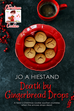 book cover for Death by Gingerbread Drops