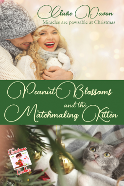 book cover for Peanut Blossoms and the Matchmaking Kitten