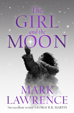 book cover for The Girl and the Moon