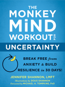 book cover for The Monkey Mind Workout for Uncertainty