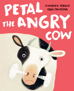 book cover for Petal the Angry Cow