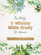book cover for The Daily 5-Minute Bible Study for Women