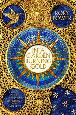 book cover for In a Garden Burning Gold