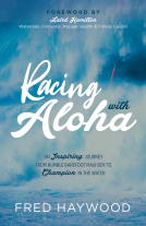 book cover for Racing with Aloha