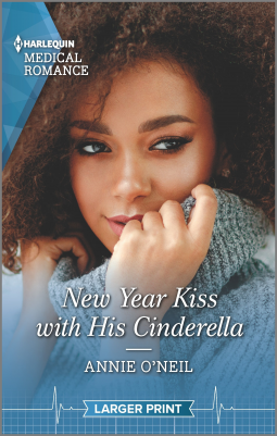 book cover for New Year Kiss with His Cinderella