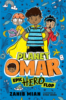 book cover for Planet Omar: Epic Hero Flop