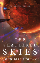 book cover for The Shattered Skies