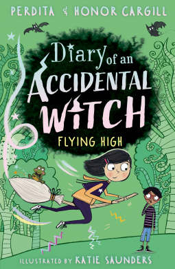 book cover for Diary of an Accidental Witch: Flying High