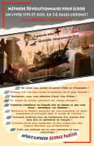 Couverture du livre pour Méthode révolutionnaire pour écrire un livre vite et bien en 26 pages chrono !
