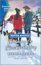 book cover for Dreaming of a Christmas Cowboy