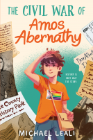 book cover for The Civil War of Amos Abernathy