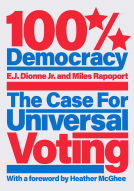 book cover for 100% Democracy