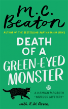 book cover for Death of a Green-Eyed Monster