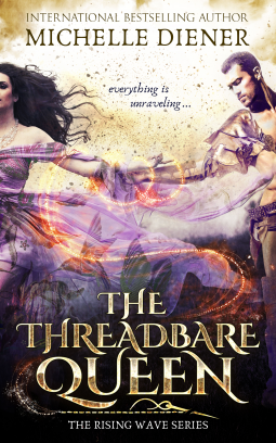 book cover for The Threadbare Queen