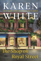 book cover for The Shop on Royal Street