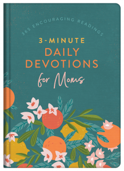 book cover for 3-Minute Daily Devotions for Moms